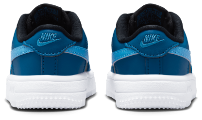 Nike Air Force 1 Low Lace 童款 - Dutch Blue/Court Blue/Black - Image 3