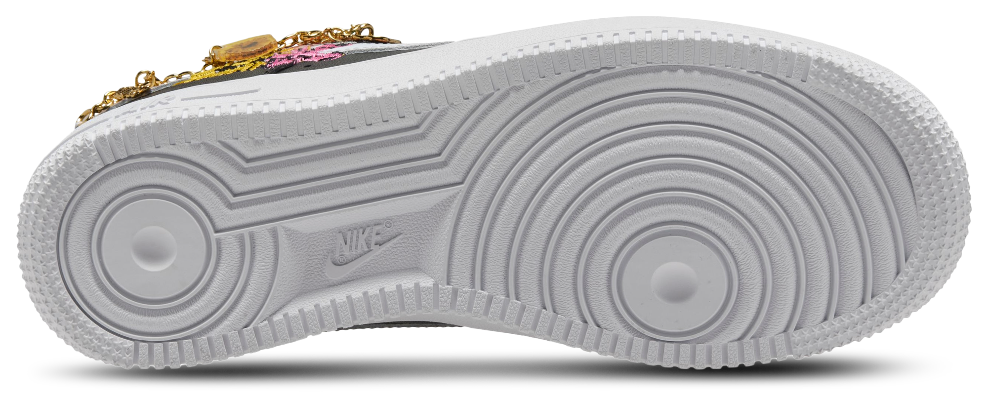 Nike Air Force 1 07 Prem - Black/Metallic Gold/White - Image 4