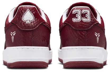 Nike Kobe Air Force 1 Low - Team Red/White - Image 3