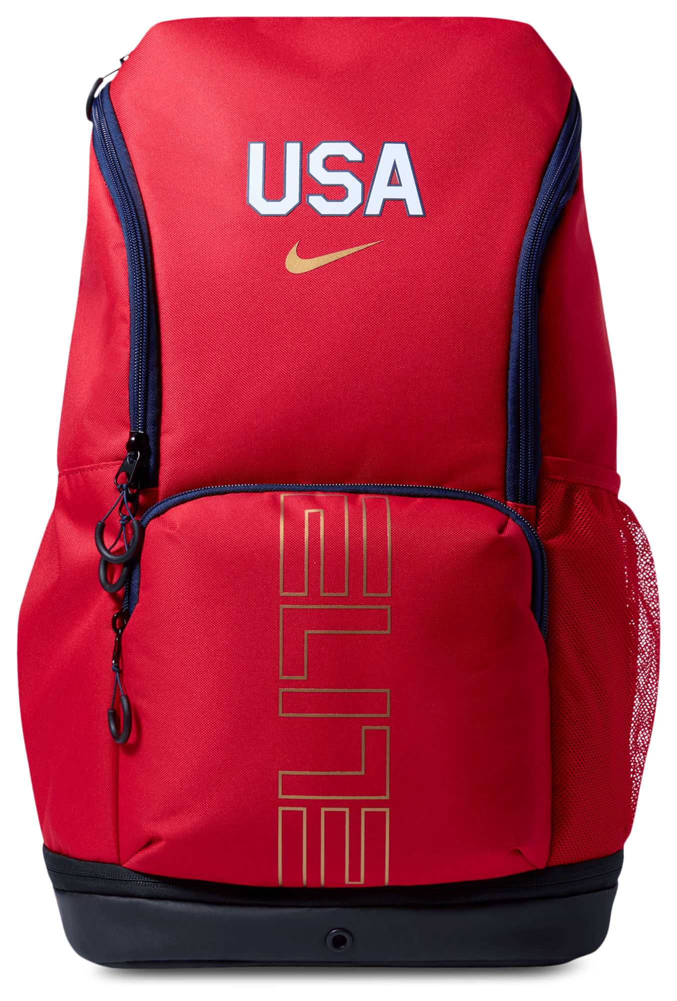 Nike Varsity Elite Backpack - Black/University Red/Metallic Gold - Image 1