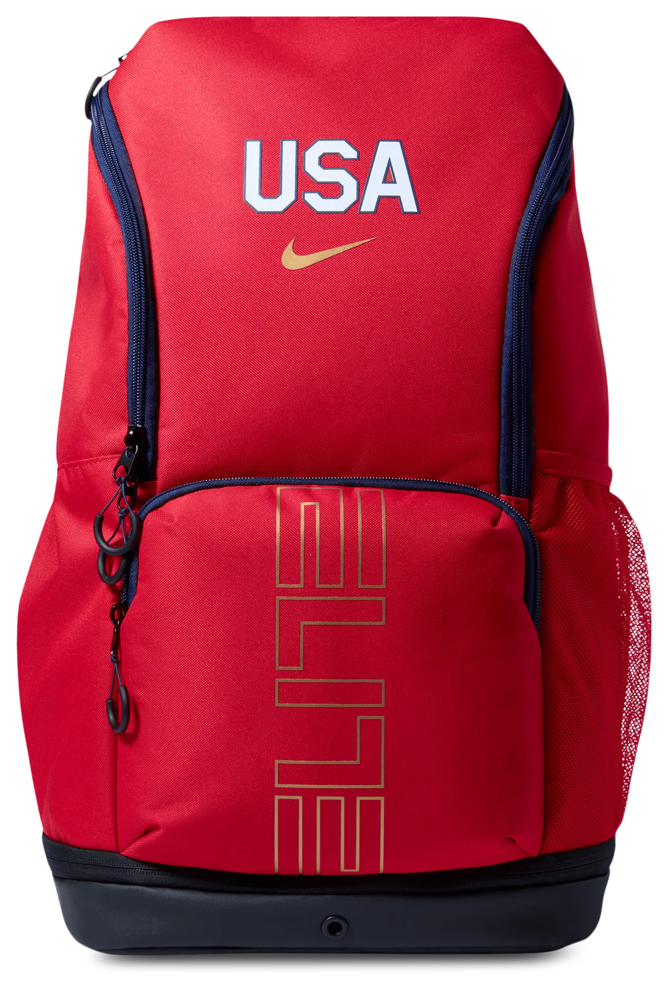 Nike Varsity Elite Backpack - Black/University Red/Metallic Gold - Image 1