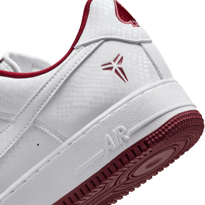 Nike Kobe Air Force 1 Low - Team Red/White - Image 8