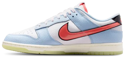 Nike Dunk Low - Hydrogen Blue/Flash Crimson/White - Image 2