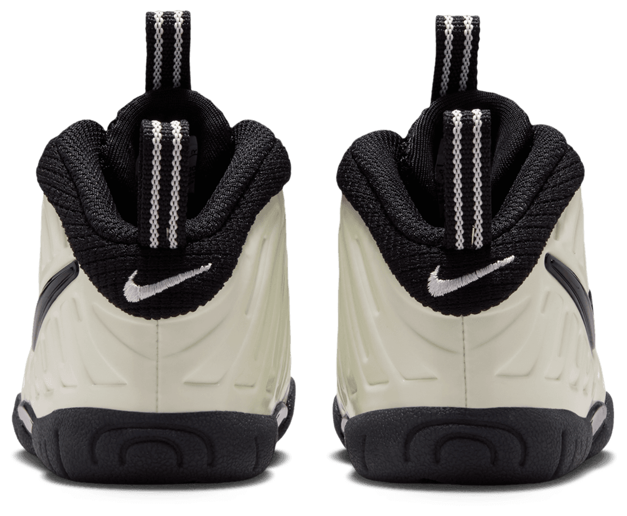 Nike Little Posite Pro - Kids - White/Black/Summit White - Image 3