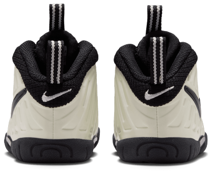Nike Little Posite Pro - Kids - White/Black/Summit White - Image 3