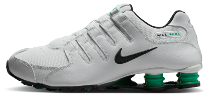 Nike Shox NZ - Grey Fog/Black/Stadium Green - Image 2