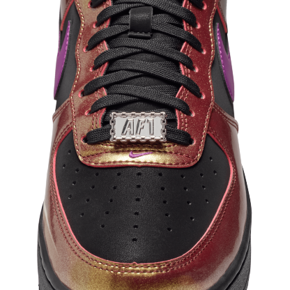 Nike Air Force 1 '07 LV8 - Men's - Gold/Black/Bold Berry - Image 9