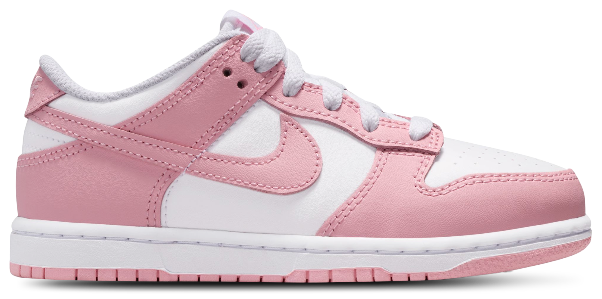 Nike Dunk Low 童款 - Medium Soft Pink/White - Image 1