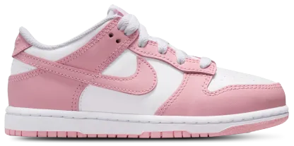 Nike Dunk Low 童款 - Medium Soft Pink/White - Image 1
