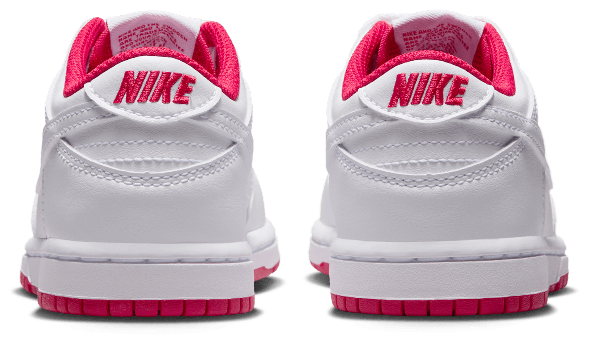 Nike Dunk Low 童款 - Red/White - Image 3