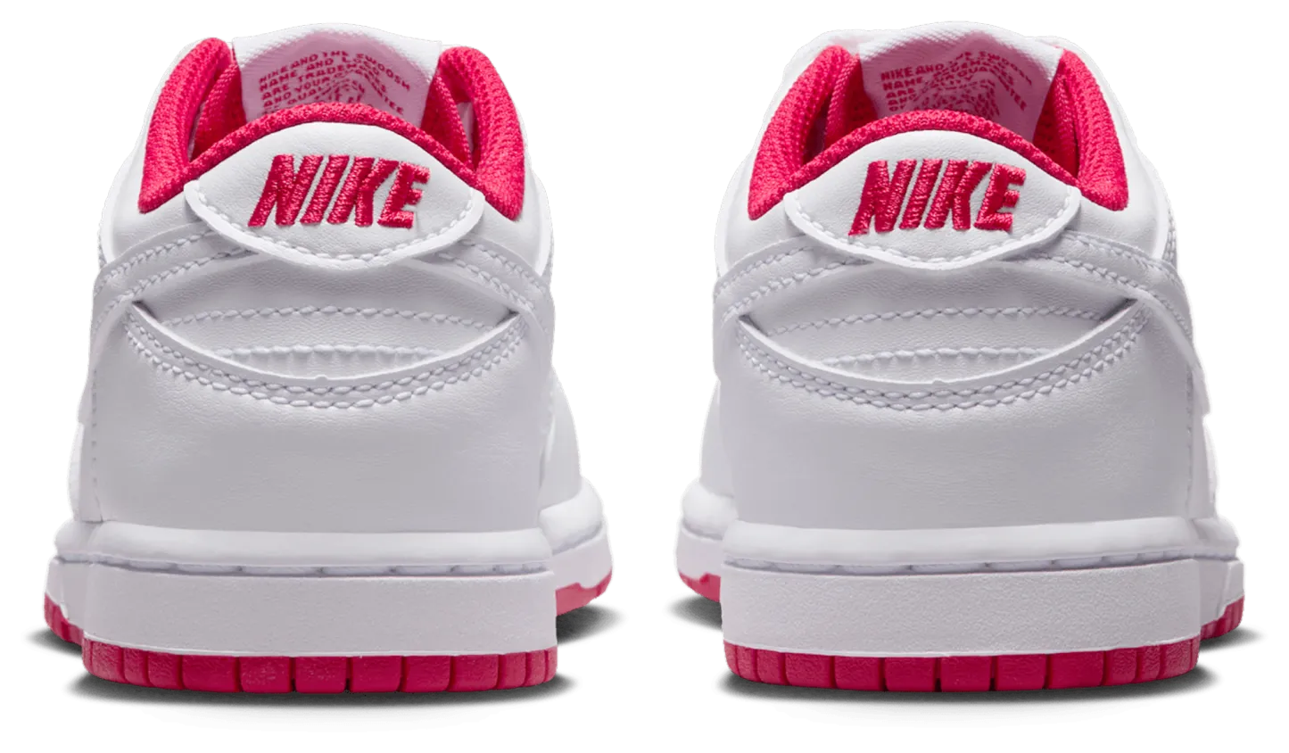 Nike Dunk Low 童款 - Red/White - Image 3