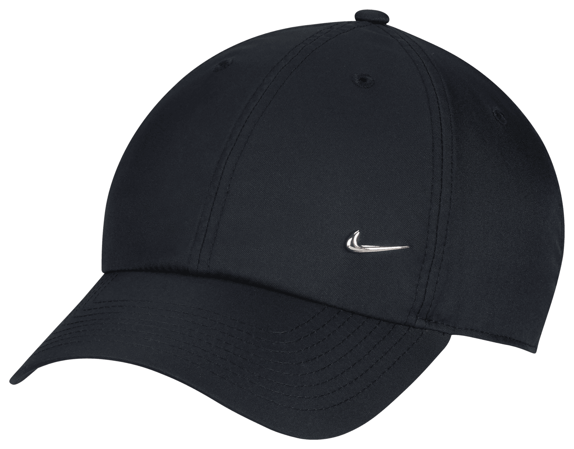 Nike Dri-FIT Club Cap - Black/Metallic Silver - Image 1
