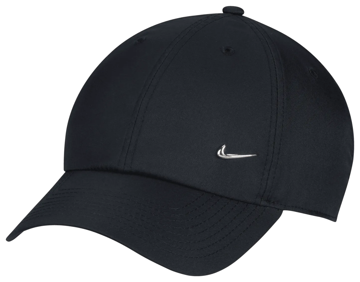 Nike Dri-FIT Club Cap - Black/Metallic Silver - Image 1