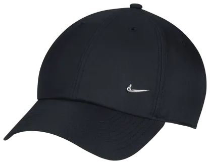 Nike Dri-FIT Club Cap - Black/Metallic Silver - Image 1