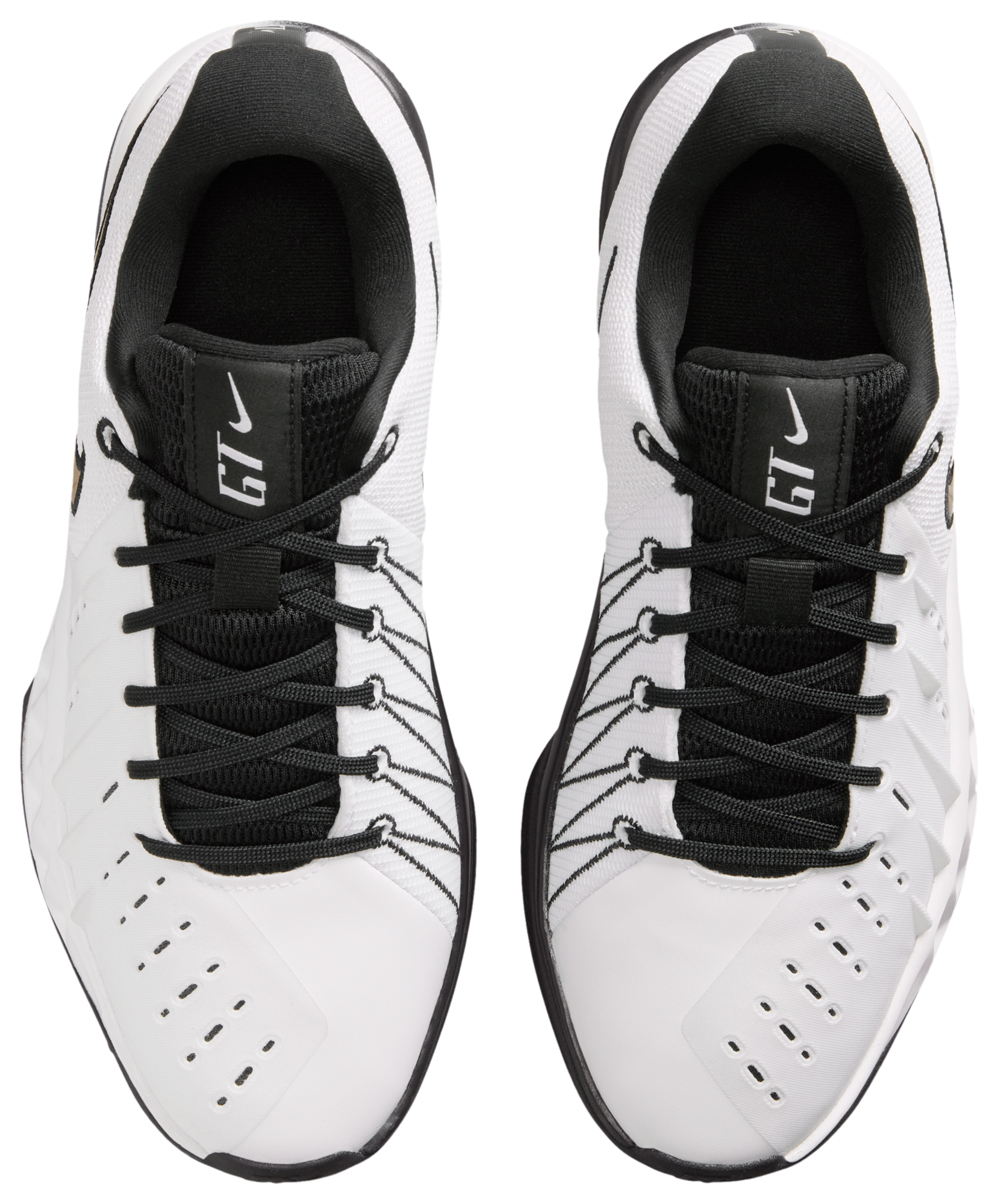 Nike Air Zoom G.T. Cut Academy 2 - Metallic Gold/White/Black - Image 4