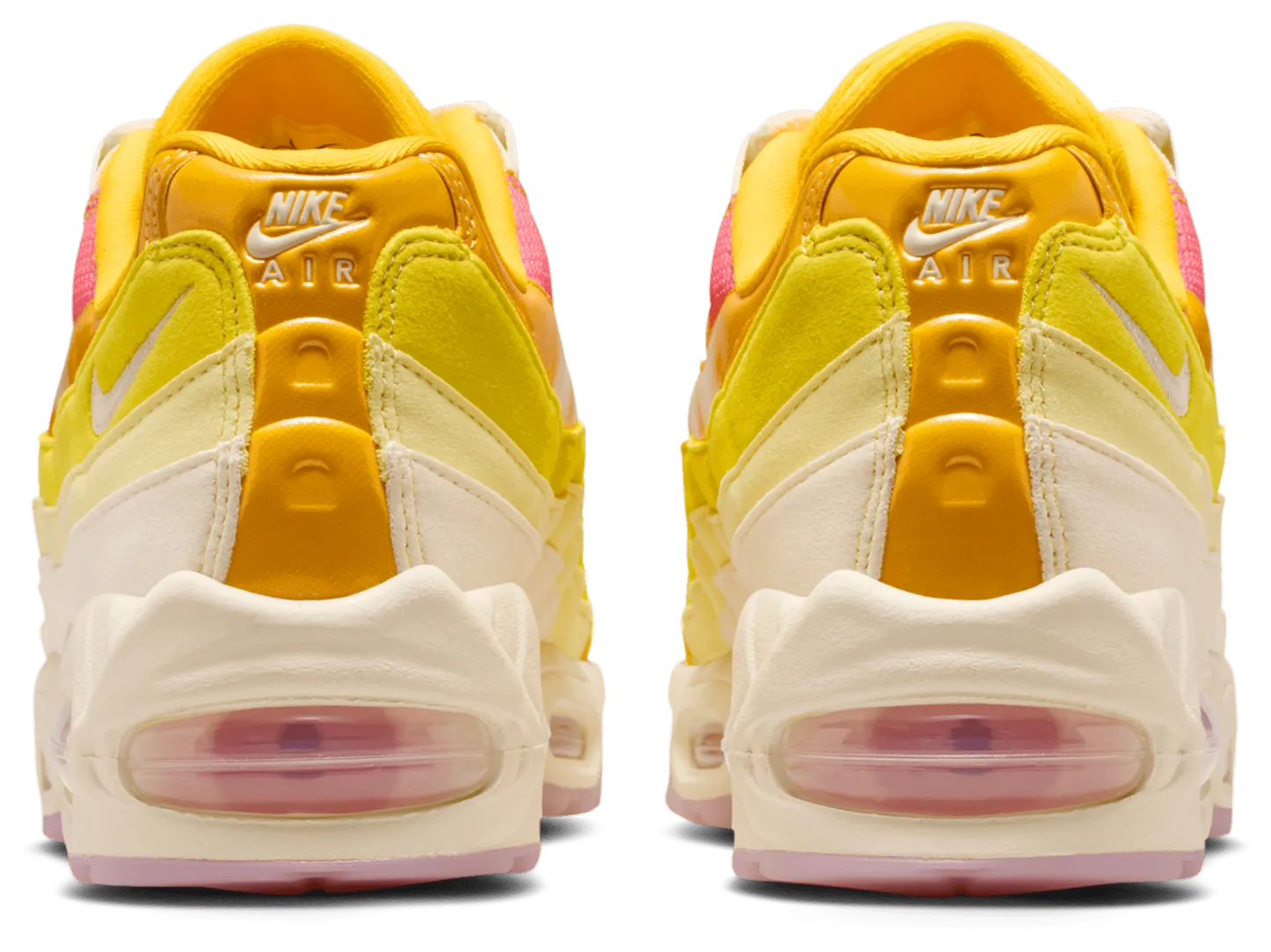 Nike Air Max 95 Big Bubble - Univ Gold/Coconut Milk/Pink Foam - Image 3