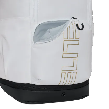 Nike Varsity Elite Backpack - Metallic Gold/White - Image 6