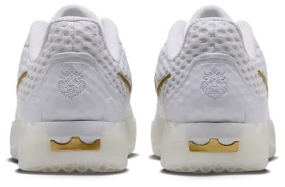 Nike Lebron Witness X - White/White/Metallic Gold - Image 3