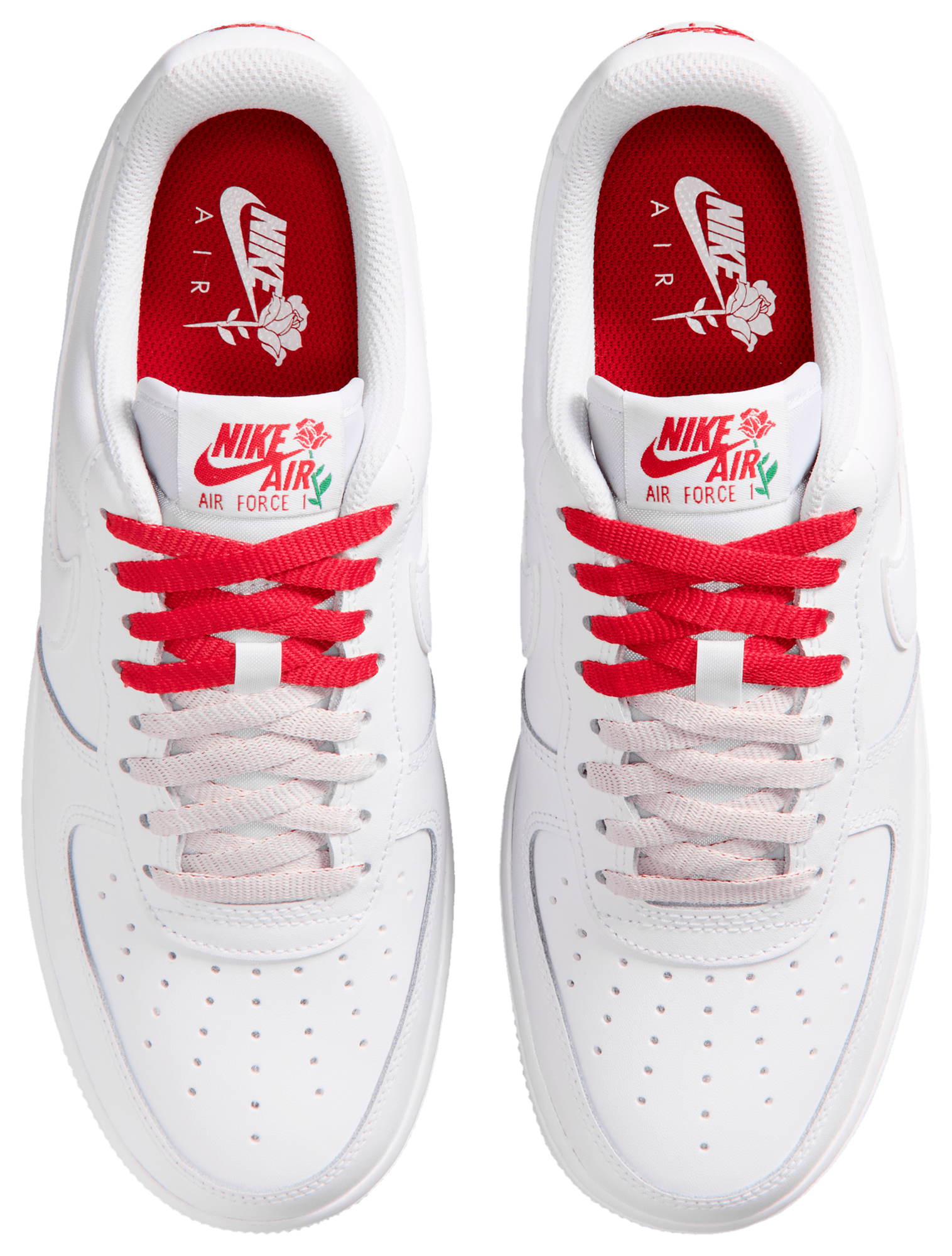 Nike Air Force 1 '07 SE - White/Sport Red/White - Image 4
