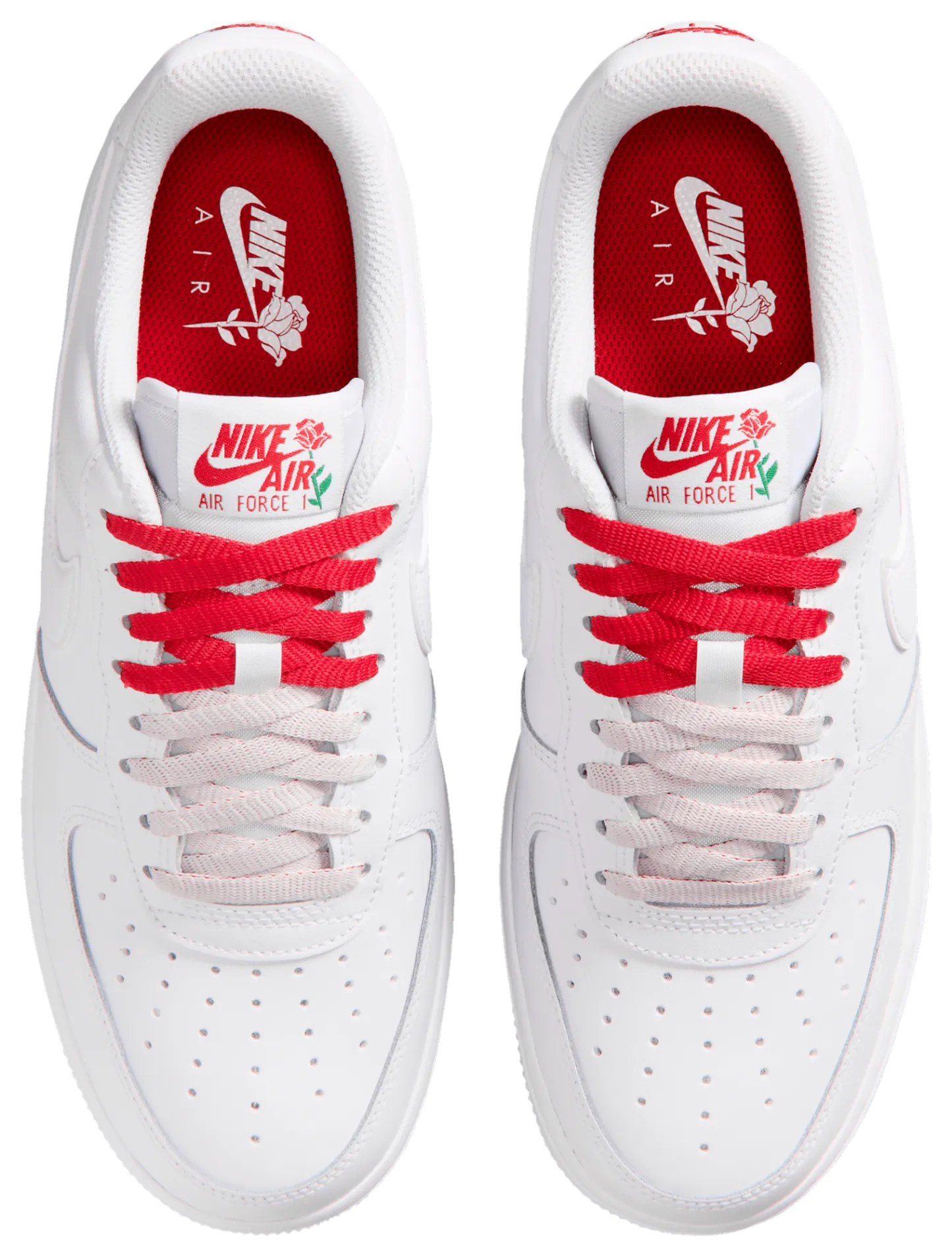 Nike Air Force 1 '07 SE - White/Sport Red/White - Image 4