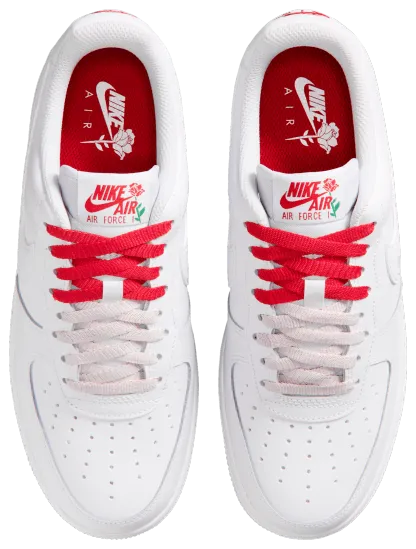 Nike Air Force 1 '07 SE - White/Sport Red/White - Image 4