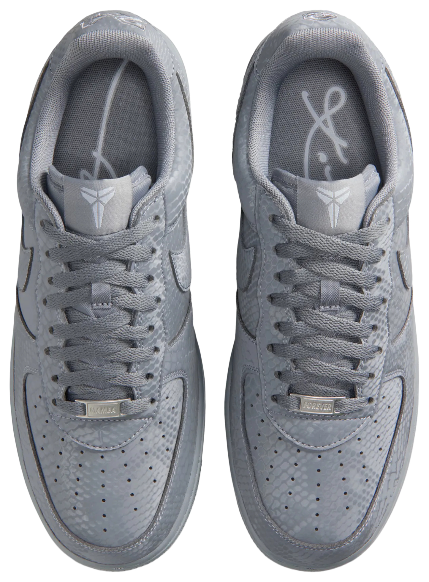 Nike Kobe Air Force 1 Low - Wolf Grey/Grey - Image 4