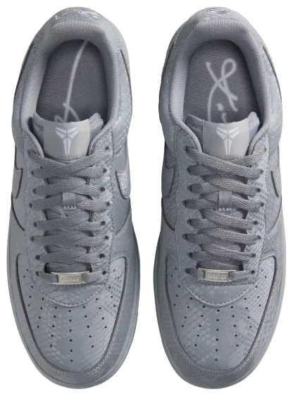 Nike Kobe Air Force 1 Low - Wolf Grey/Grey - Image 4