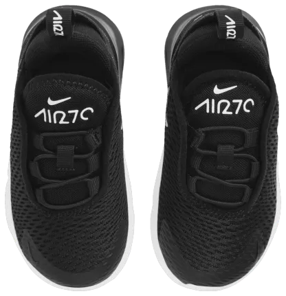 Nike Air Max 270 童款 - White/Black - Image 4