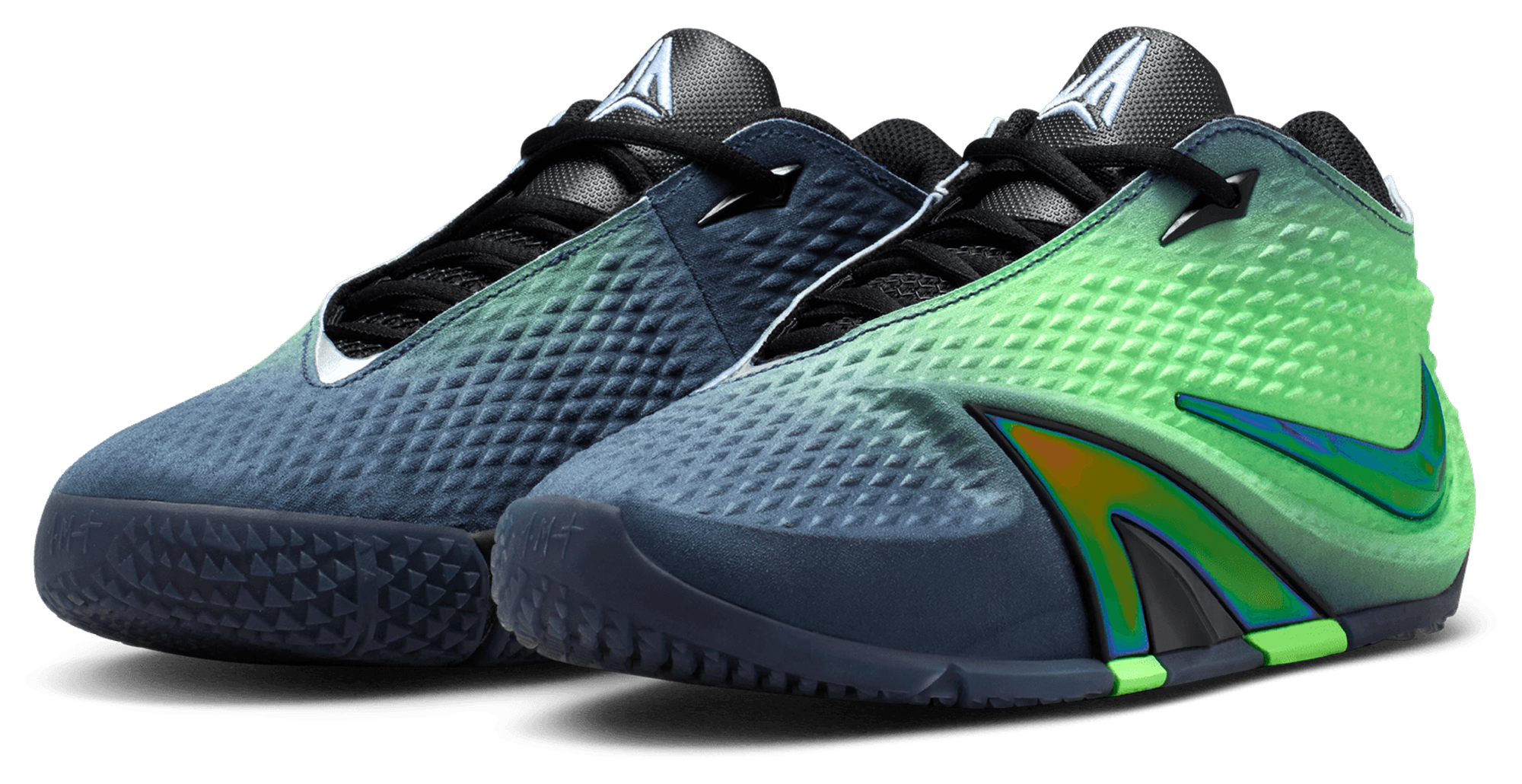 Nike JA 4 童款 - Black/Multi/Lt Lemon Twist - Image 6