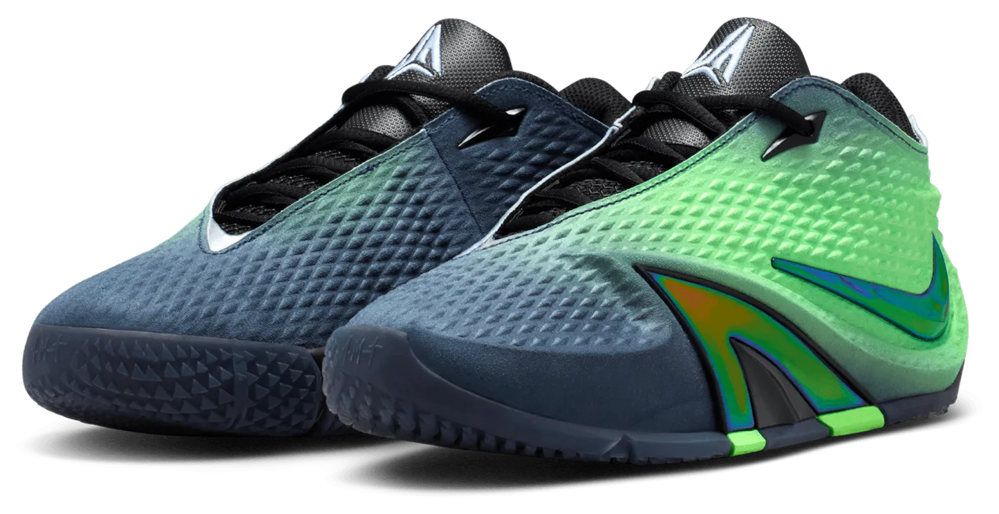 Nike JA 4 童款 - Black/Multi/Lt Lemon Twist - Image 6