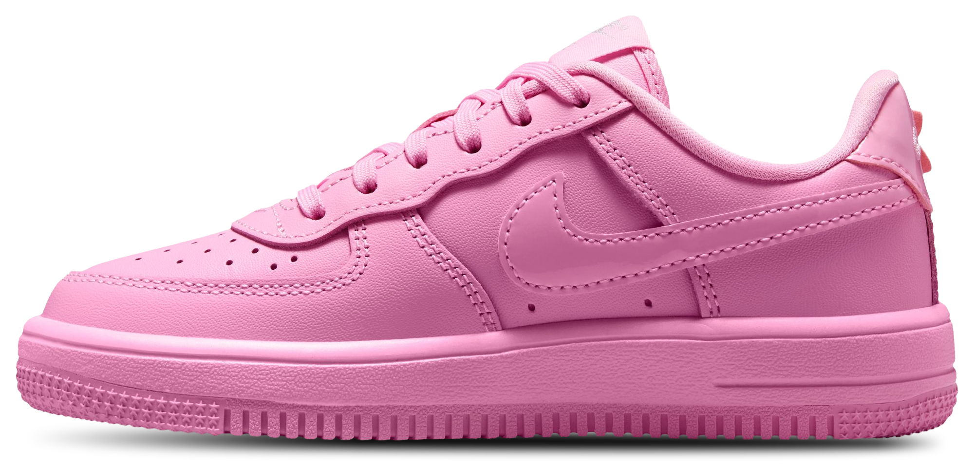 Nike Air Force 1 Low 童款 - Silver/Pink - Image 2