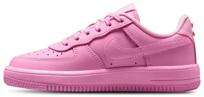 Nike Air Force 1 Low 童款 - Silver/Pink - Image 2