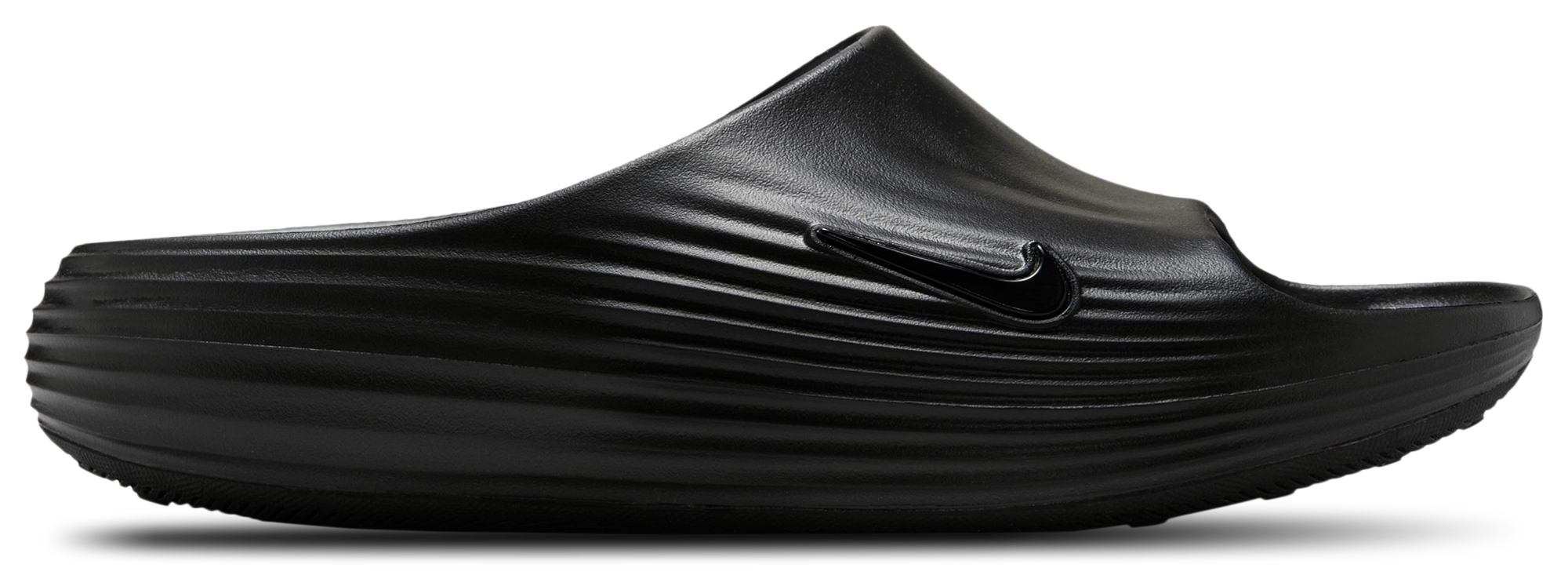 Nike Reactx Rejuven8 Slides - Black/Black - Image 1