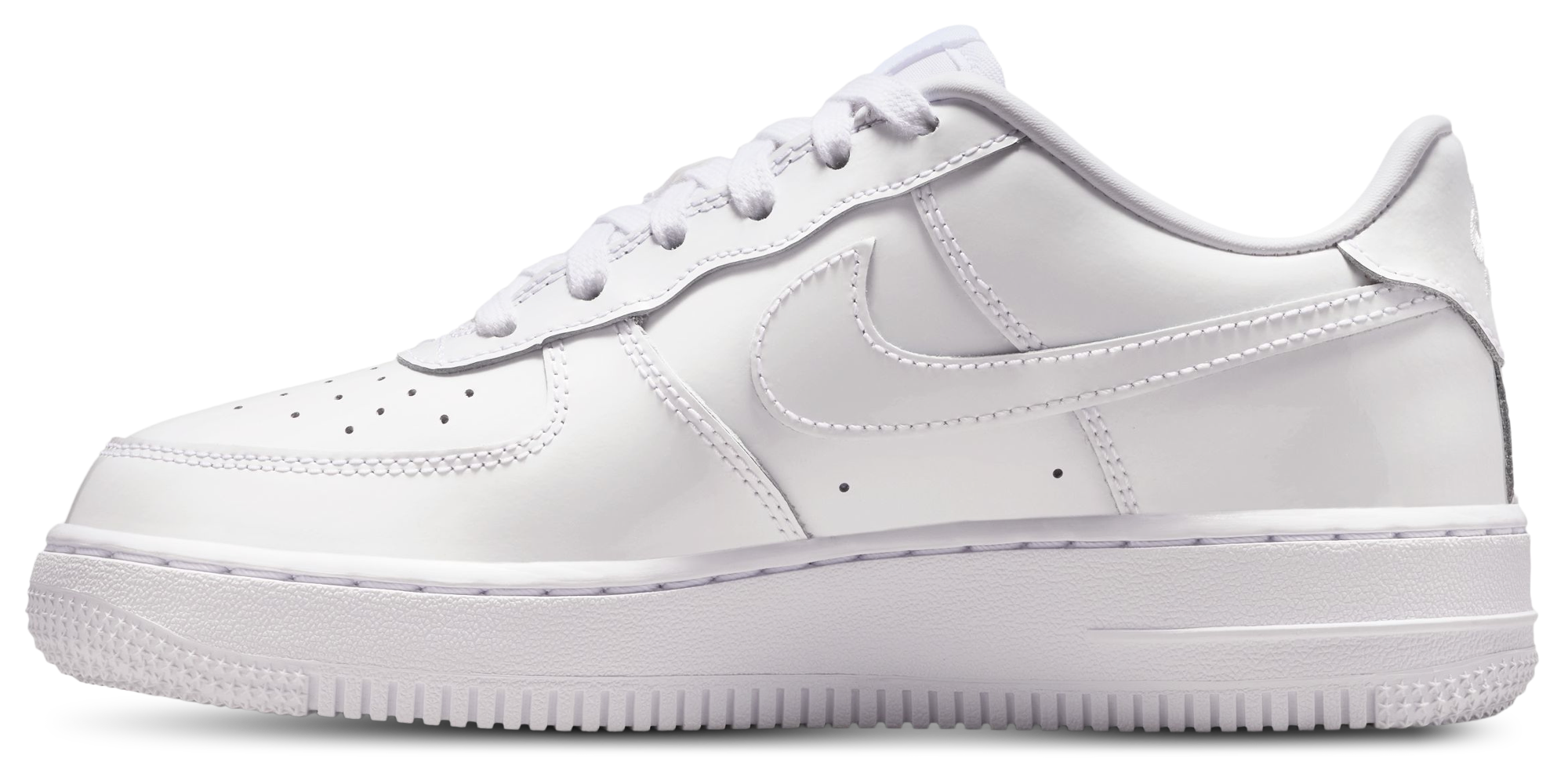 Nike Air Force 1 Low 童款 - White/White - Image 2