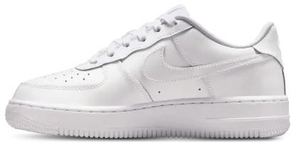 Nike Air Force 1 Low 童款 - White/White - Image 2