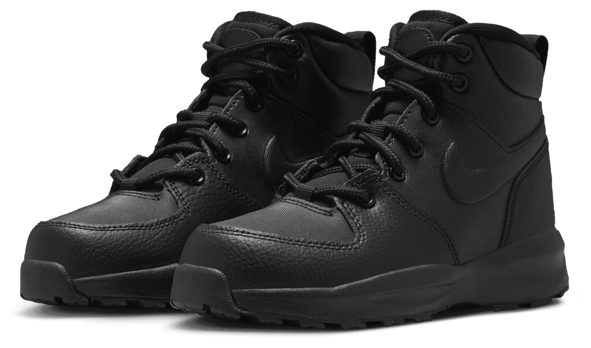 Nike Manoa Boots 童款 - Black/Black - Image 6