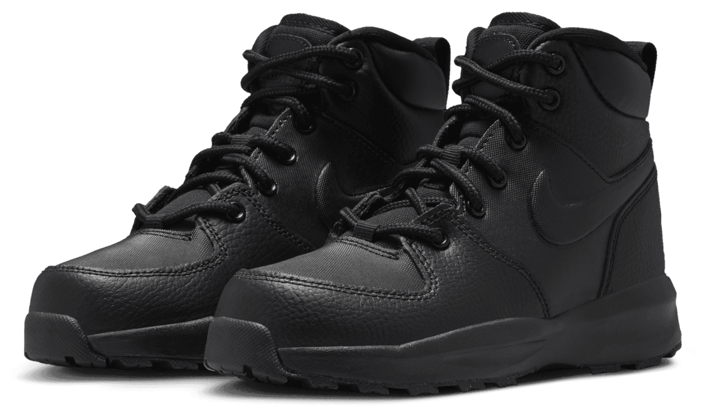 Nike Manoa Boots 童款 - Black/Black - Image 6