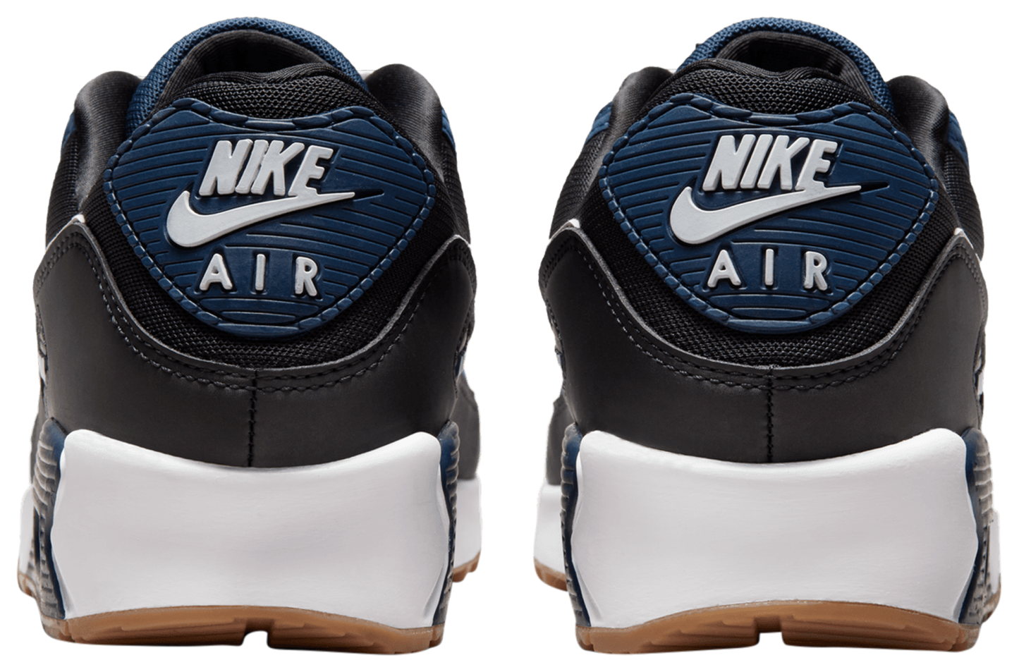 Nike Air Max 90 - Midnight Navy/White/Gum Medium Brown - Image 3