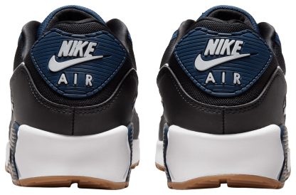 Nike Air Max 90 - Midnight Navy/White/Gum Medium Brown - Image 3