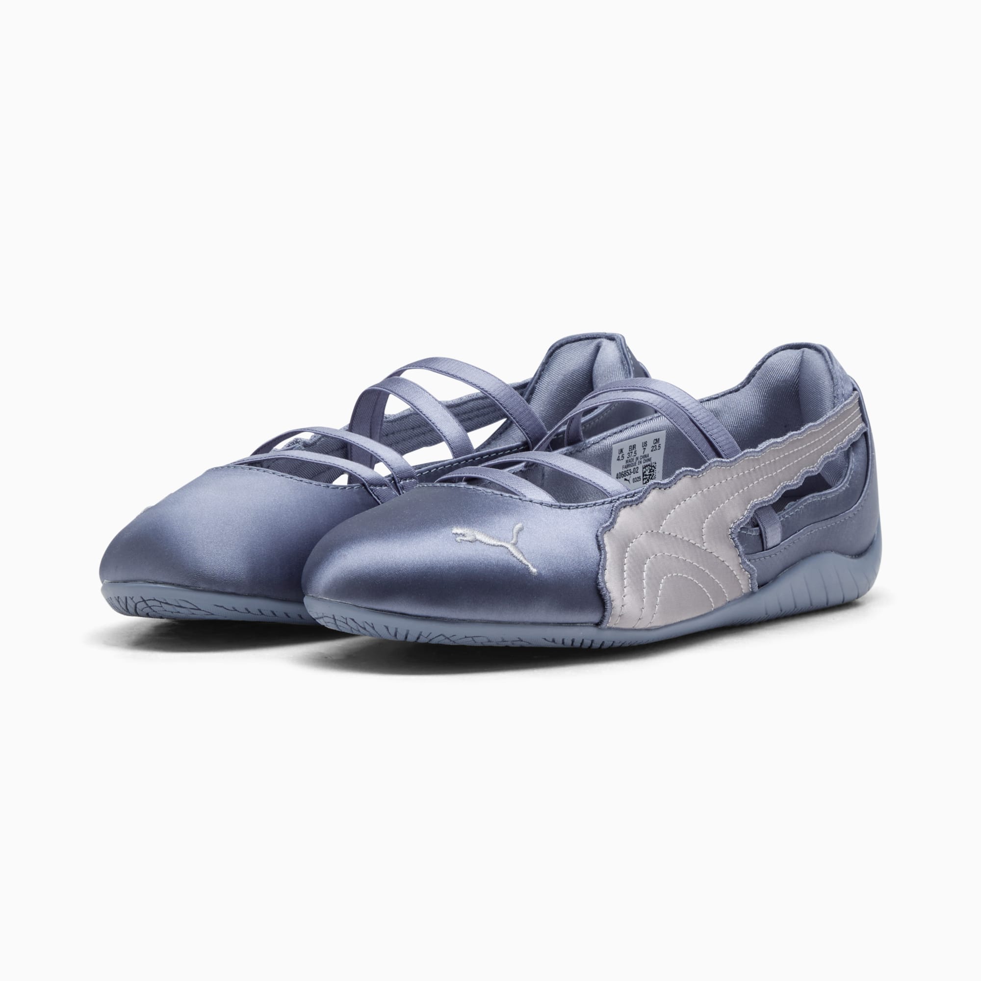 Speedcat Ballet Venus Women's Sneakers - Gray Sky-Vibrant Silver - 4