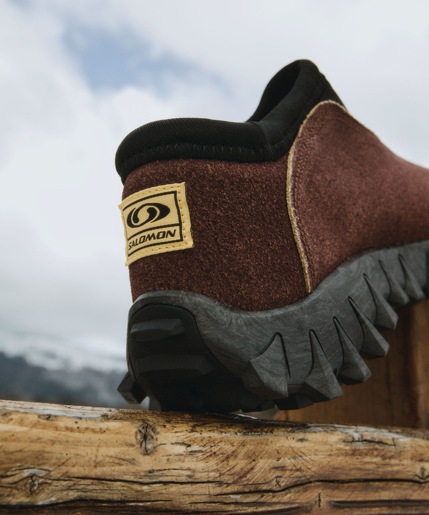 Salomon SNOWCLOG OG EXPEDITION - Black / Bitter Chocolate / Beach Ball - View 3