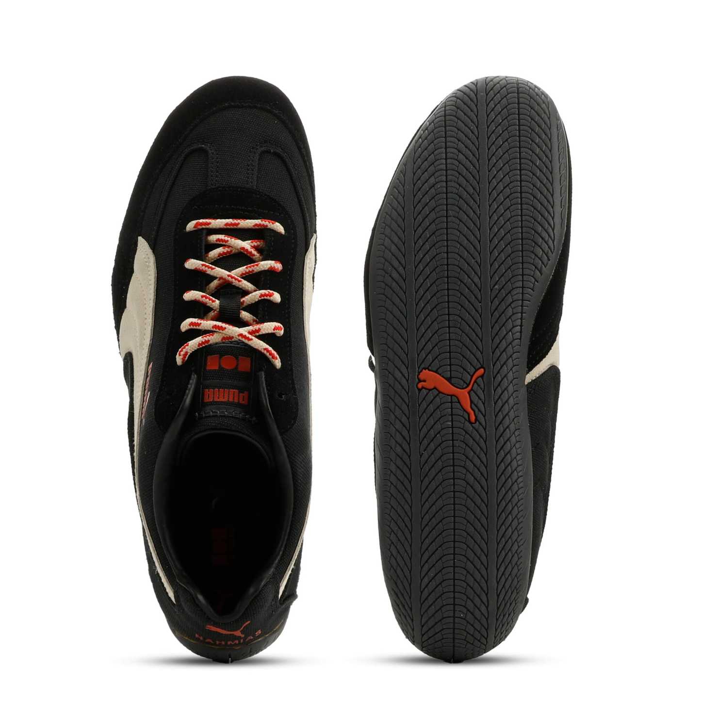 PUMA x NAHMIAS Speedcat Sneakers - PUMA Black-Canvas-Candy Apple - 6