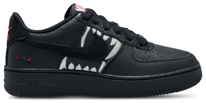 Nike Air Force 1 Low 童款 - University Red/Metallic Silver/Black - Image 1