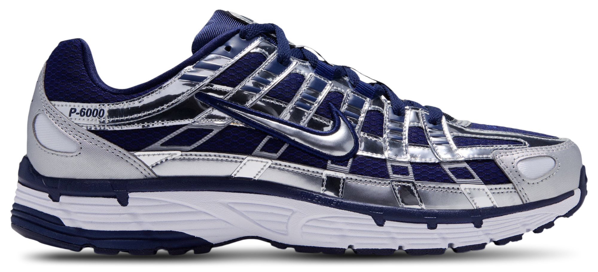Nike P-6000 - Silver/Navy/White - Image 1