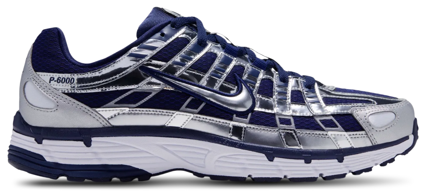 Nike P-6000 - Silver/Navy/White - Image 1