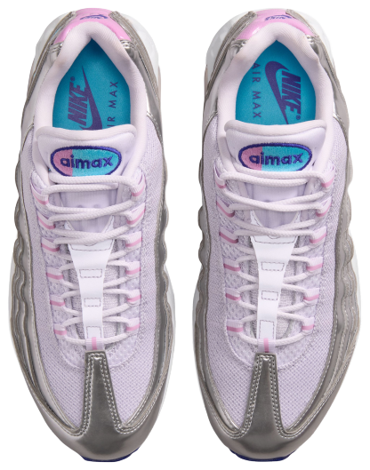 Nike Air Max 95 - White/Pink/Silver - Image 4