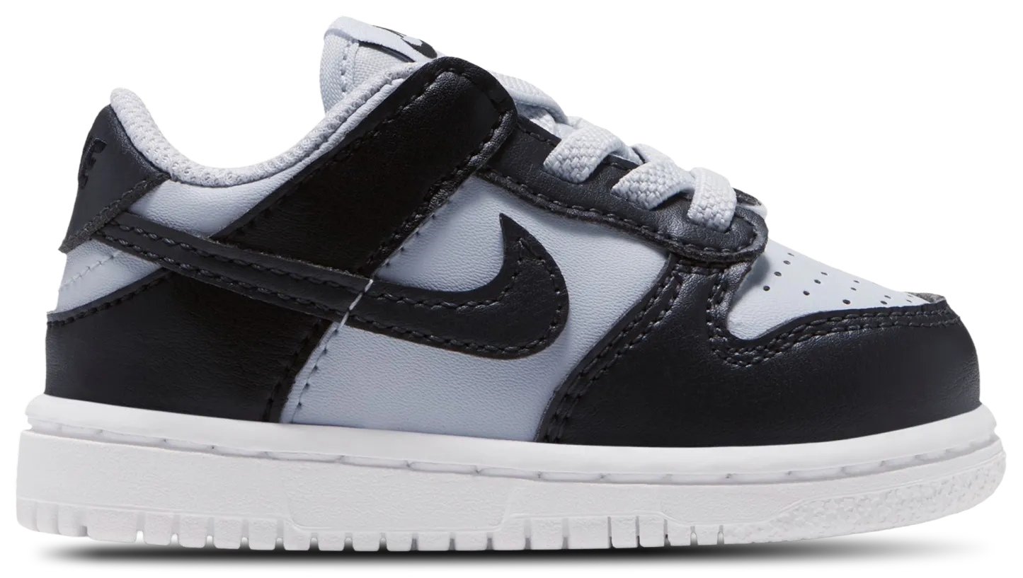 Nike Dunk Low 童款 - White/Grey - Image 1