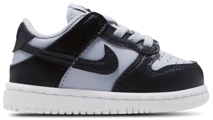 Nike Dunk Low 童款 - White/Grey - Image 1