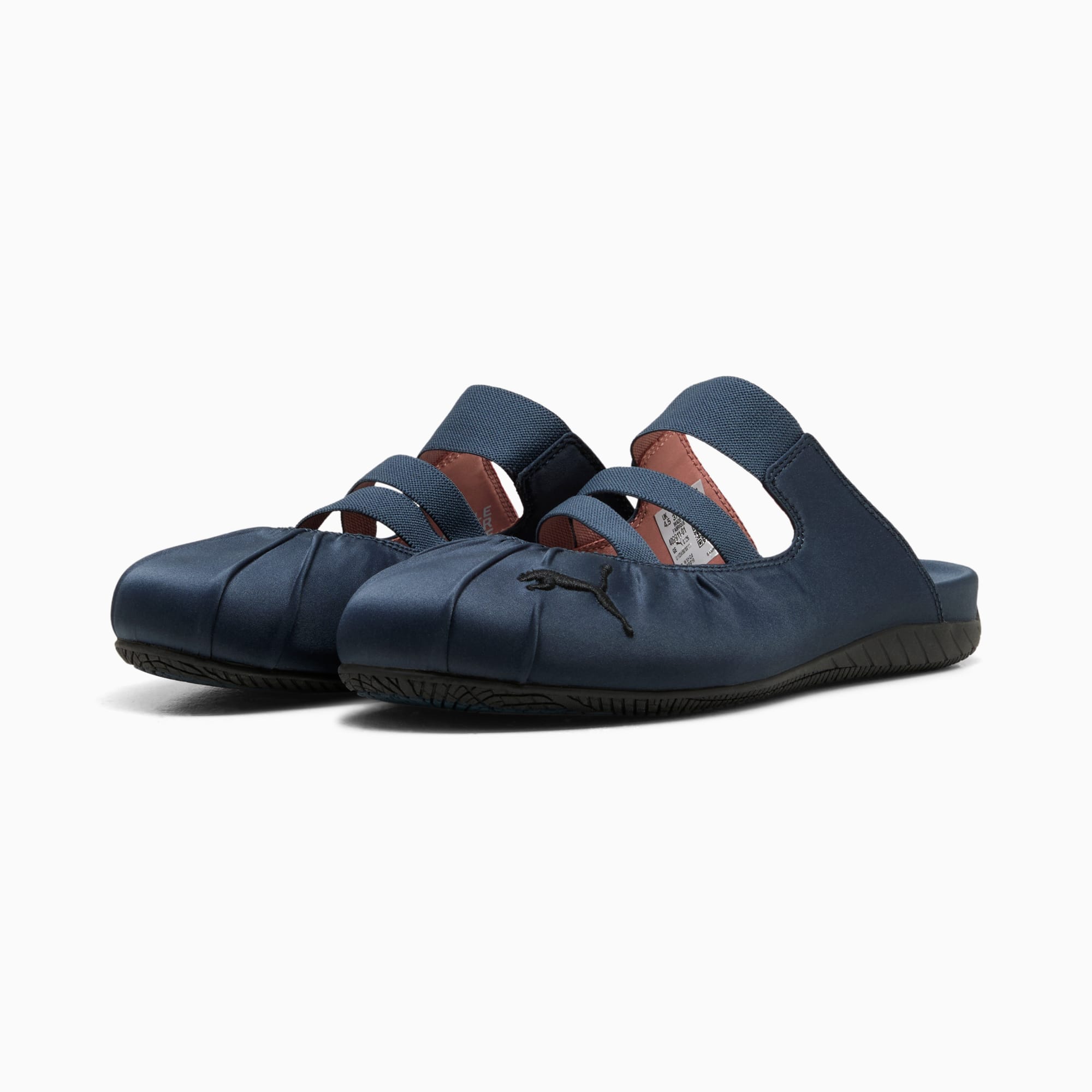 Speedcat Mule Satin Women's Sneakers - Blue Gray-Soft Clay - 4