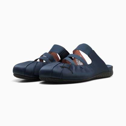 Speedcat Mule Satin Women's Sneakers - Blue Gray-Soft Clay - 4